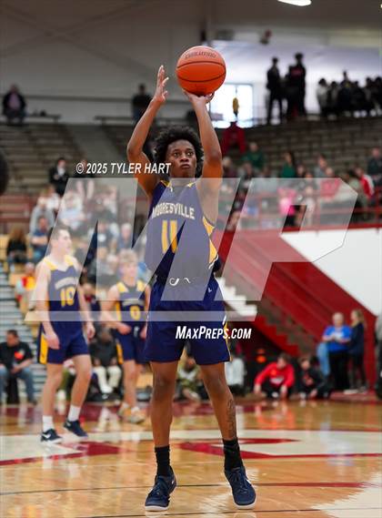 Thumbnail 1 in Mooresville vs. Lawrence North (IHSAA 4A Regional) photogallery.