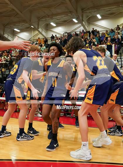 Thumbnail 2 in Mooresville vs. Lawrence North (IHSAA 4A Regional) photogallery.