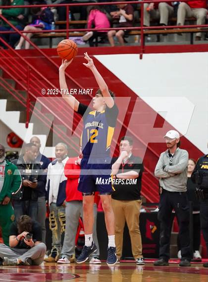 Thumbnail 1 in Mooresville vs. Lawrence North (IHSAA 4A Regional) photogallery.