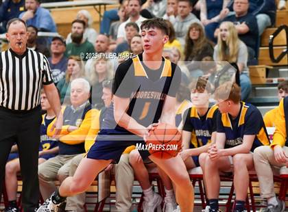 Thumbnail 3 in Mooresville vs. Lawrence North (IHSAA 4A Regional) photogallery.