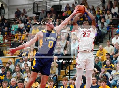 Thumbnail 2 in Mooresville vs. Lawrence North (IHSAA 4A Regional) photogallery.