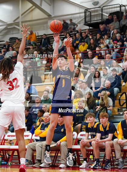 Thumbnail 2 in Mooresville vs. Lawrence North (IHSAA 4A Regional) photogallery.