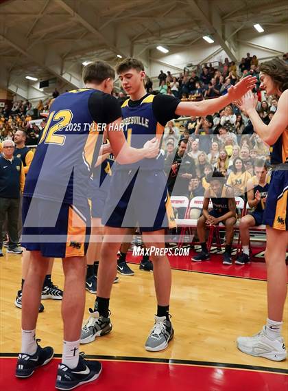 Thumbnail 2 in Mooresville vs. Lawrence North (IHSAA 4A Regional) photogallery.