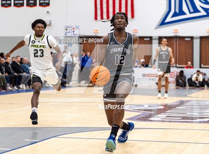 Thumbnail 1 in Prolific Prep vs Dynamic Prep (Chipotle Nationals Semifinal) photogallery.