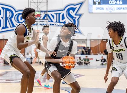 Thumbnail 2 in Prolific Prep vs Dynamic Prep (Chipotle Nationals Semifinal) photogallery.