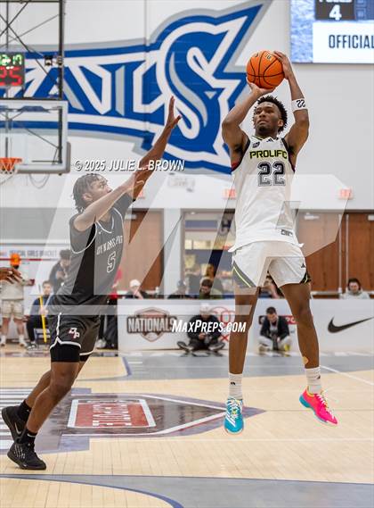 Thumbnail 1 in Prolific Prep vs Dynamic Prep (Chipotle Nationals Semifinal) photogallery.