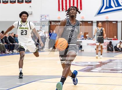 Thumbnail 2 in Prolific Prep vs Dynamic Prep (Chipotle Nationals Semifinal) photogallery.