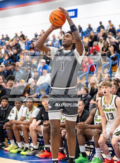 Thumbnail 3 in Prolific Prep vs Dynamic Prep (Chipotle Nationals Semifinal) photogallery.