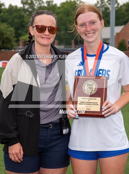 Thumbnail 2 in Woods Charter vs. Christ the King (NCHSAA 1A - Final Awards) photogallery.