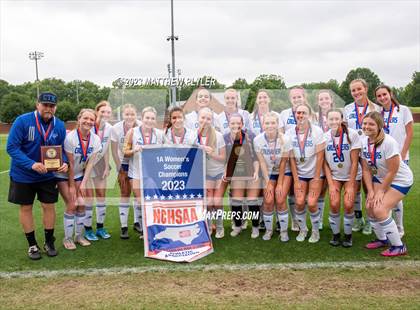 Thumbnail 3 in Woods Charter vs. Christ the King (NCHSAA 1A - Final Awards) photogallery.