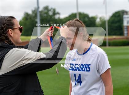 Thumbnail 3 in Woods Charter vs. Christ the King (NCHSAA 1A - Final Awards) photogallery.