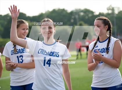 Thumbnail 1 in Woods Charter vs. Christ the King (NCHSAA 1A - Final Awards) photogallery.