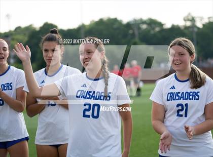 Thumbnail 3 in Woods Charter vs. Christ the King (NCHSAA 1A - Final Awards) photogallery.