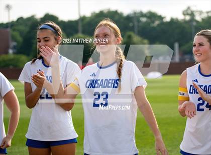 Thumbnail 3 in Woods Charter vs. Christ the King (NCHSAA 1A - Final Awards) photogallery.