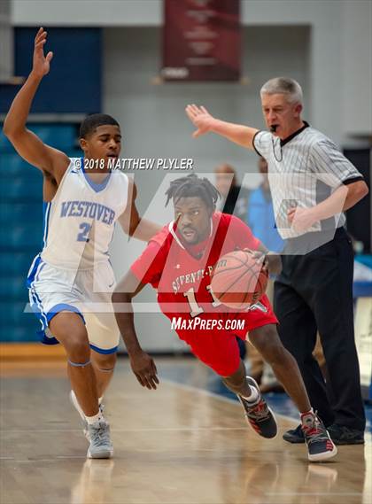 Thumbnail 2 in Seventy-First vs. Westover (Cumberland County Schools Basketball Holiday Classic) photogallery.