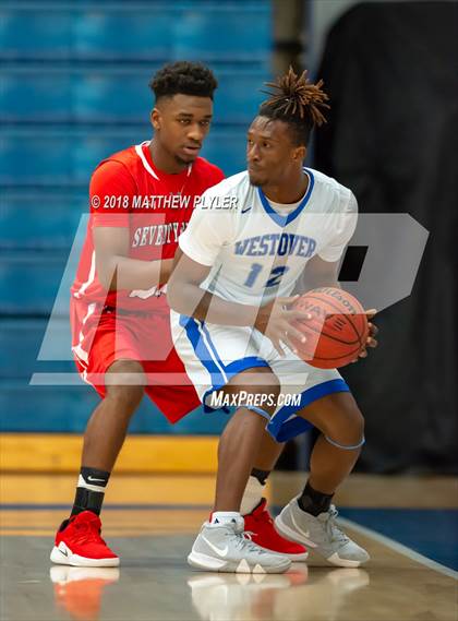 Thumbnail 2 in Seventy-First vs. Westover (Cumberland County Schools Basketball Holiday Classic) photogallery.