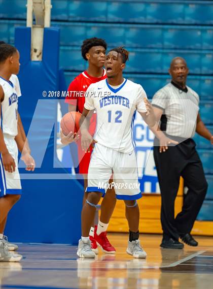 Thumbnail 3 in Seventy-First vs. Westover (Cumberland County Schools Basketball Holiday Classic) photogallery.