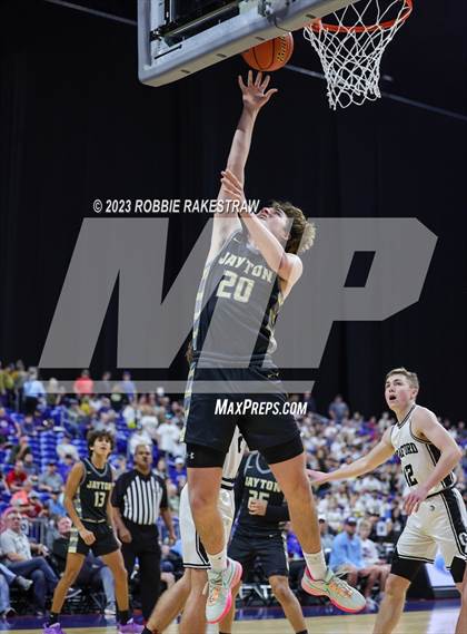 Thumbnail 3 in Graford vs. Jayton (UIL 1A Basketball State Final) photogallery.