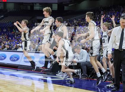 Thumbnail 1 in Graford vs. Jayton (UIL 1A Basketball State Final) photogallery.