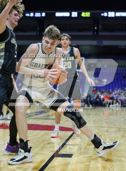 Thumbnail 3 in Graford vs. Jayton (UIL 1A Basketball State Final) photogallery.