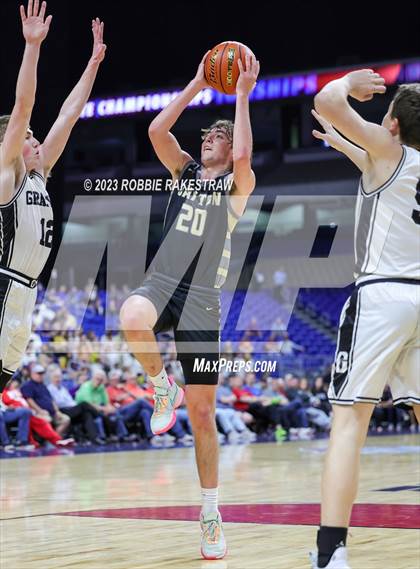 Thumbnail 1 in Graford vs. Jayton (UIL 1A Basketball State Final) photogallery.