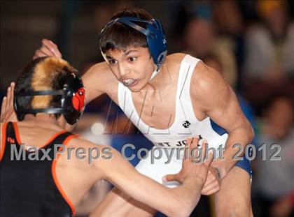 Thumbnail 3 in CIF State Wrestling Championships (Day 2 - Semifinals) photogallery.