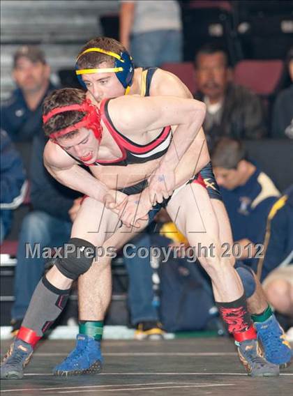 Thumbnail 3 in CIF State Wrestling Championships (Day 2 - Semifinals) photogallery.