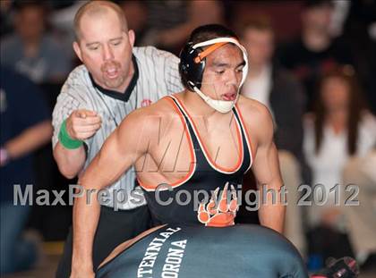 Thumbnail 1 in CIF State Wrestling Championships (Day 2 - Semifinals) photogallery.