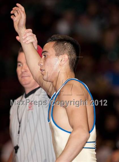 Thumbnail 1 in CIF State Wrestling Championships (Day 2 - Semifinals) photogallery.