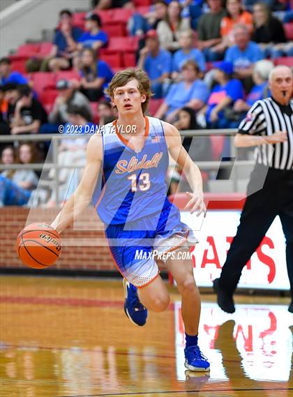 Thumbnail 3 in Graford vs. Slidell (UIL 1A Region III Quarterfinal) photogallery.