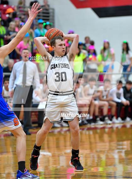 Thumbnail 3 in Graford vs. Slidell (UIL 1A Region III Quarterfinal) photogallery.