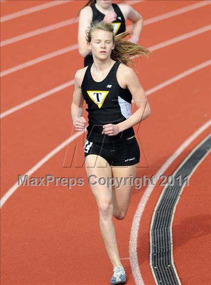 Thumbnail 1 in Warrior Invitational (Girls 1600m) photogallery.