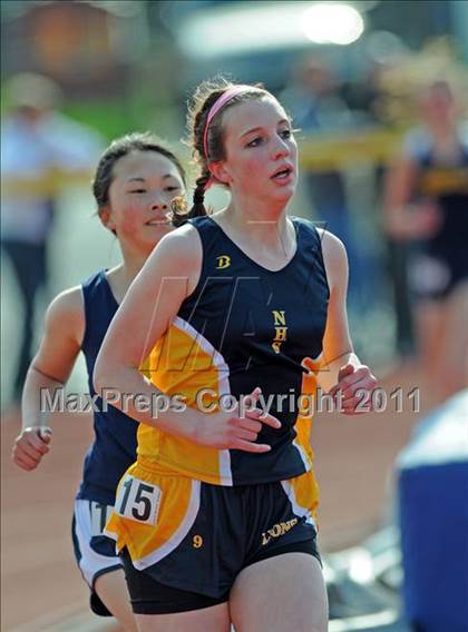 Thumbnail 1 in Warrior Invitational (Girls 1600m) photogallery.