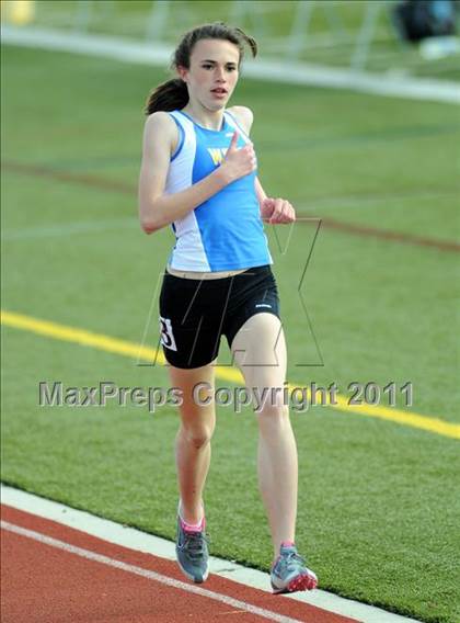 Thumbnail 1 in Warrior Invitational (Girls 1600m) photogallery.