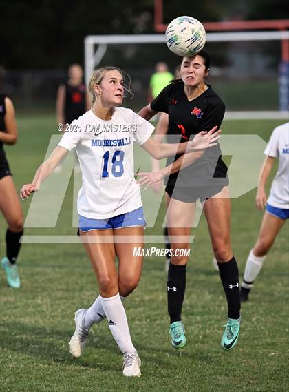 Thumbnail 3 in Mooresville vs. Marvin Ridge (NCHSAA 4A West Region Championship) photogallery.