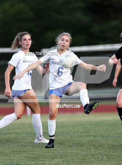 Thumbnail 2 in Mooresville vs. Marvin Ridge (NCHSAA 4A West Region Championship) photogallery.