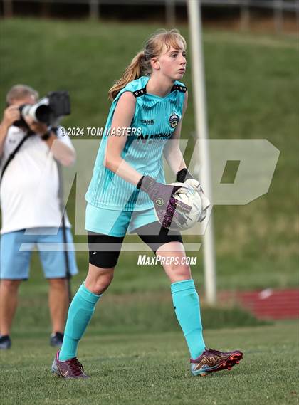 Thumbnail 2 in Mooresville vs. Marvin Ridge (NCHSAA 4A West Region Championship) photogallery.