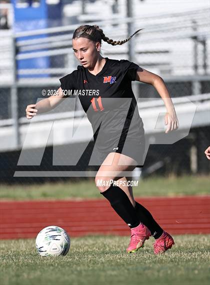 Thumbnail 2 in Mooresville vs. Marvin Ridge (NCHSAA 4A West Region Championship) photogallery.