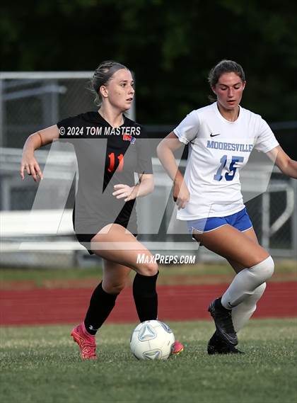 Thumbnail 2 in Mooresville vs. Marvin Ridge (NCHSAA 4A West Region Championship) photogallery.