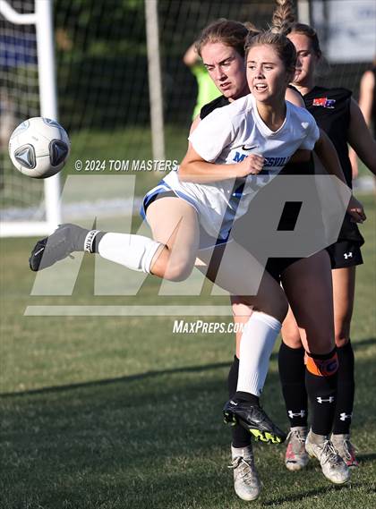 Thumbnail 1 in Mooresville vs. Marvin Ridge (NCHSAA 4A West Region Championship) photogallery.