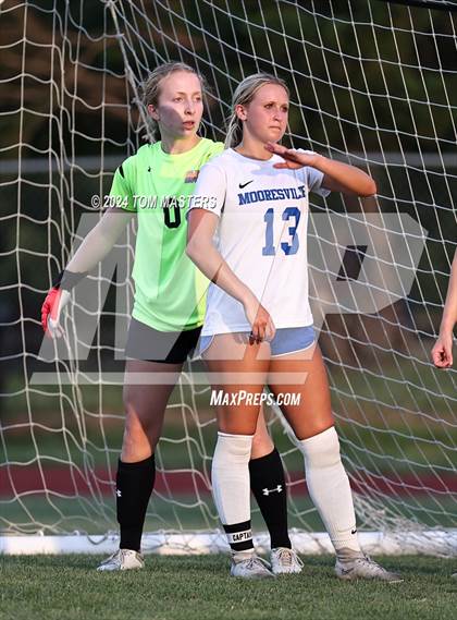 Thumbnail 1 in Mooresville vs. Marvin Ridge (NCHSAA 4A West Region Championship) photogallery.