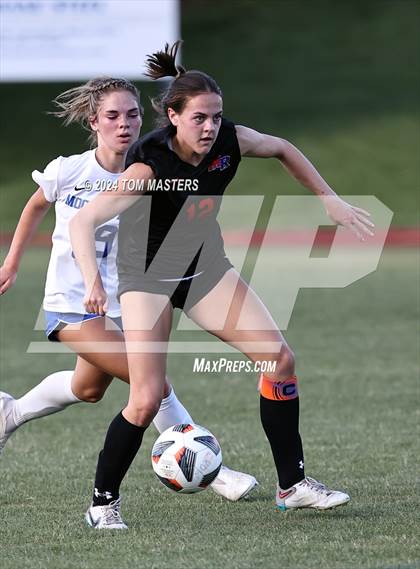Thumbnail 2 in Mooresville vs. Marvin Ridge (NCHSAA 4A West Region Championship) photogallery.