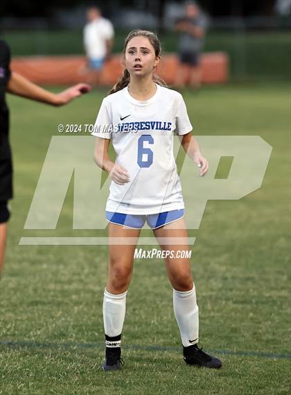 Thumbnail 2 in Mooresville vs. Marvin Ridge (NCHSAA 4A West Region Championship) photogallery.
