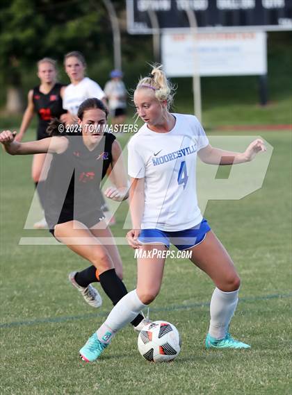Thumbnail 2 in Mooresville vs. Marvin Ridge (NCHSAA 4A West Region Championship) photogallery.