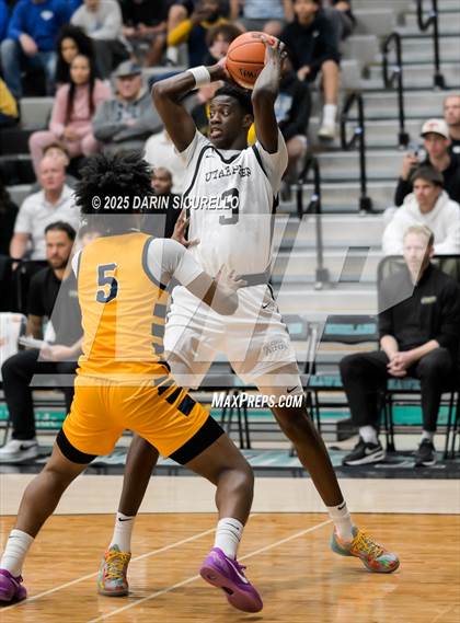 Thumbnail 1 in Oak Cliff Faith Family Academy vs. Utah Prep (Hoophall West - Nike TOC) photogallery.
