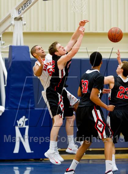 Thumbnail 2 in Brandeis vs. Churchill (NISD Boys Basketball Tournament) photogallery.
