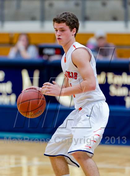 Thumbnail 2 in Brandeis vs. Churchill (NISD Boys Basketball Tournament) photogallery.