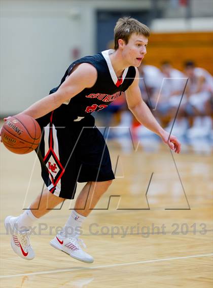 Thumbnail 1 in Brandeis vs. Churchill (NISD Boys Basketball Tournament) photogallery.