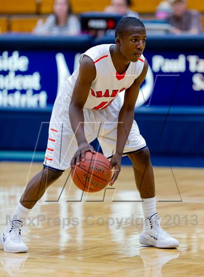 Thumbnail 3 in Brandeis vs. Churchill (NISD Boys Basketball Tournament) photogallery.