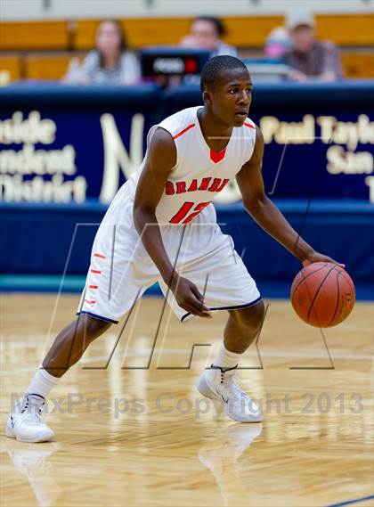 Thumbnail 1 in Brandeis vs. Churchill (NISD Boys Basketball Tournament) photogallery.